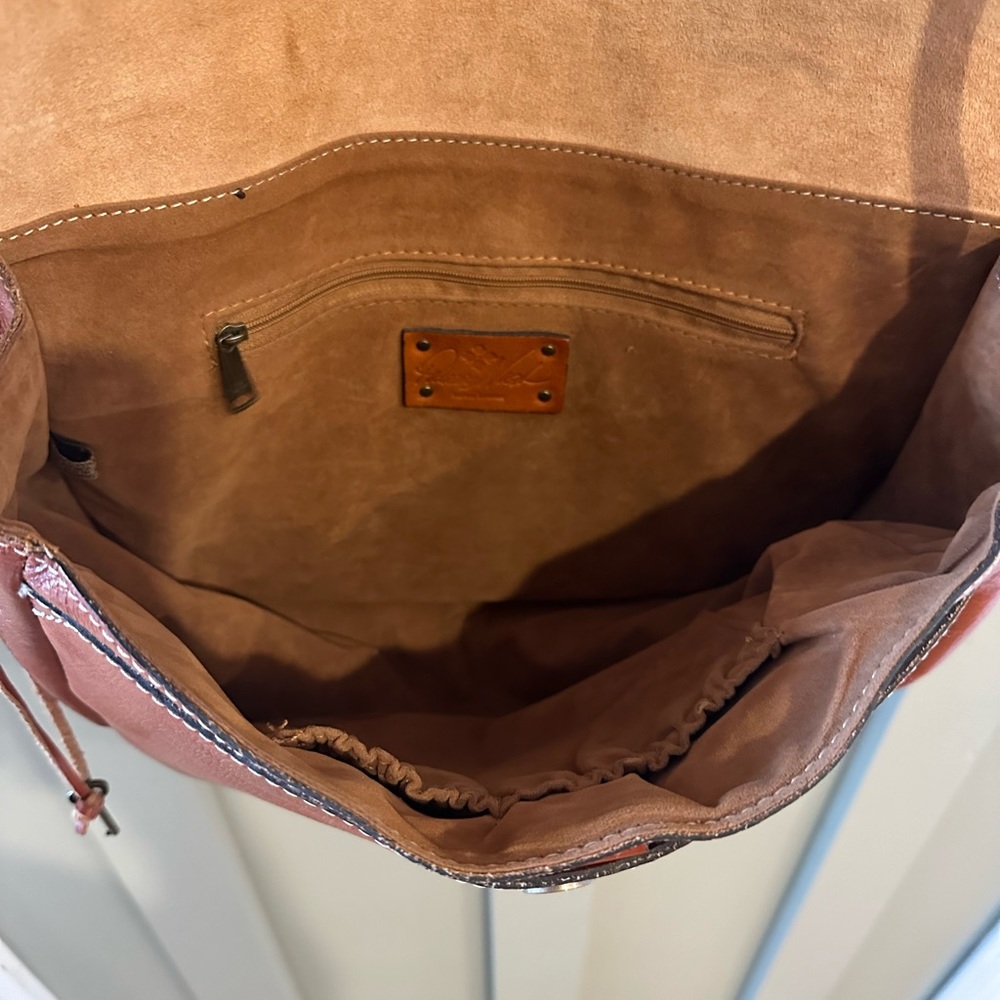 Patricia Nash Large Saddle Crossbody Bag